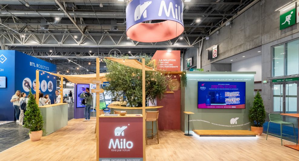 Stand Milo au salon Rééduca Paris 2024